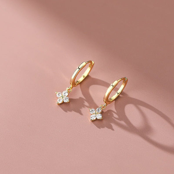 Camellia Funkeln Ohrringe