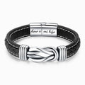 Mutter Und Sohn United Forever Flouged Lederarmband