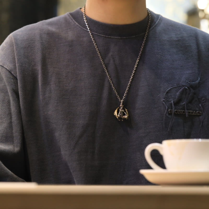 Teufel Angel Wings Halskette