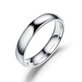 Einfache 4mm 6mm Titan Ring Frauen Männer Verhindern Allergie Hochglanz Poliert Hochzeit Ringe Edelstahl Paar Finger schmuck Geschenke