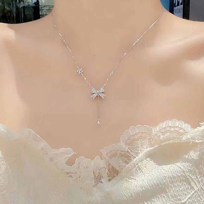 Butterfly Ribbon Fliegenhalskette