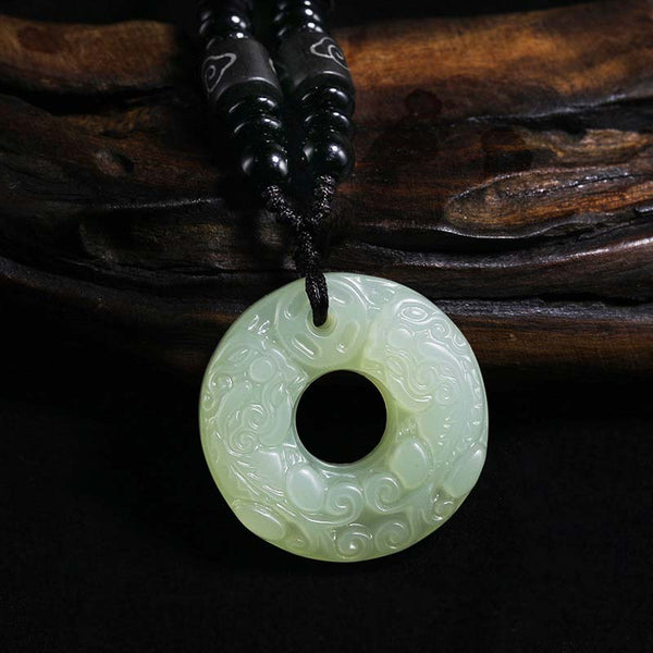 Chavri Jade PiXiu Fortune String Runde Halskette