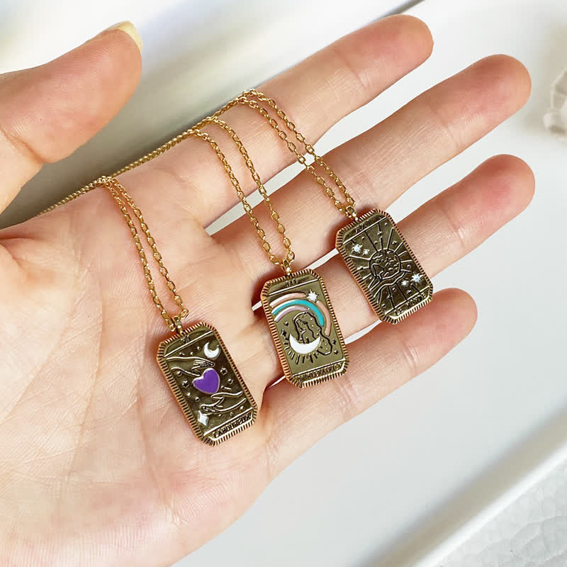 Wahrscheinliche Tarotkarte Quadratkette