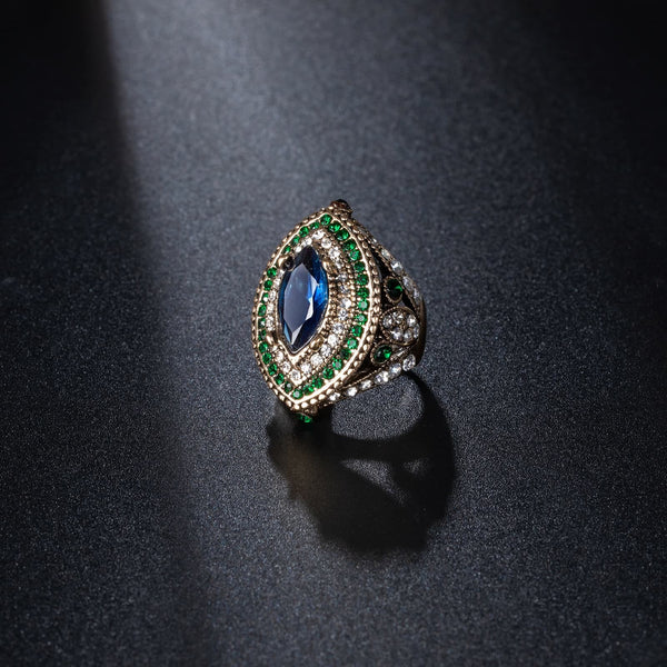 Antike Vergoldete Vintage -Ring