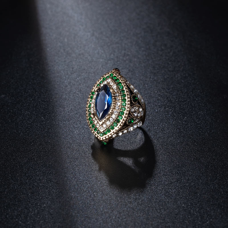 Antike Vergoldete Vintage -Ring