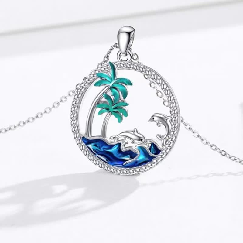Blue Ocean Szene Palmbaumkette