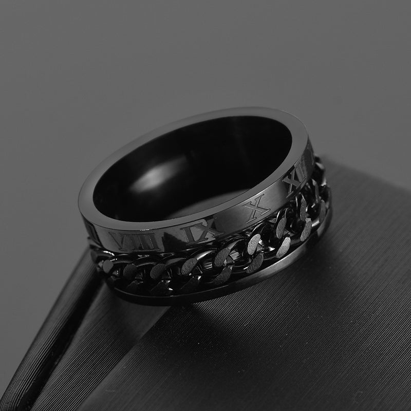 Römische Zahlen-Spinnerringe