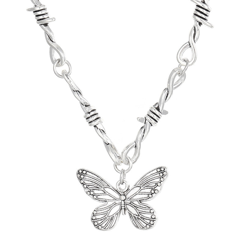 Free Heute Liebe Dornen Nische Titanstahl Halskette