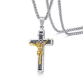 Katholische Jesus Christus Kreuzkruzifix Halskette