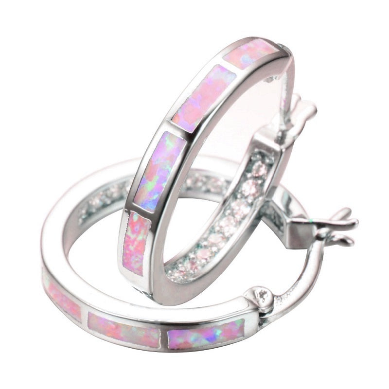 Kreative Runde Farbohrringe