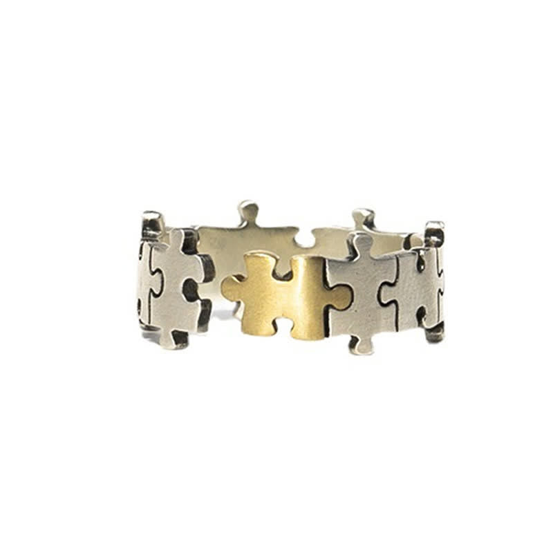 Geometrisches Puzzle -Puzzle -Ring
