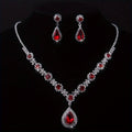Dare To Dazzle Strass Kette Ohrring Set