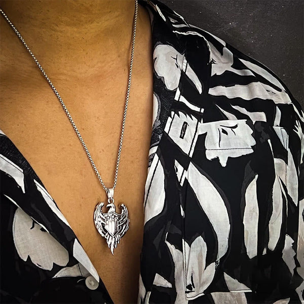 Armee Pride Männer Retro Armee Brand Eagle Halskette