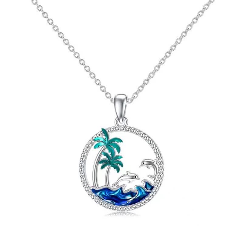 Blue Ocean Szene Palmbaumkette