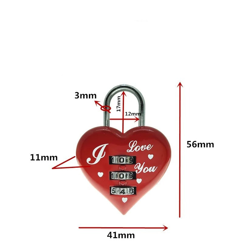 Liebesschloss mit Zahlencode