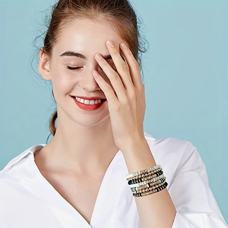 Desirae Ton Perlen Armbänder Set Set