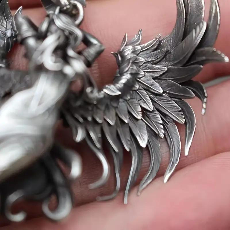 Verwurzelt In Der Liebe Retro Angel Wings Halskette