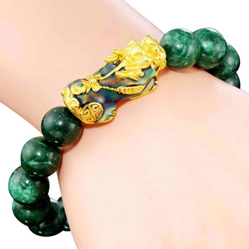 Chavri FengShui PiXiu Jade Schutzarmband