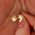 Für Mutter Wirst Du Eine Wundervolle Mama -Babypalme Und Füße Ring Machen