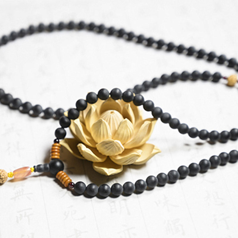 Chavri tibetisches Mala-Zypressen-Bodhi-Samen-Heilarmband aus rotem Achat