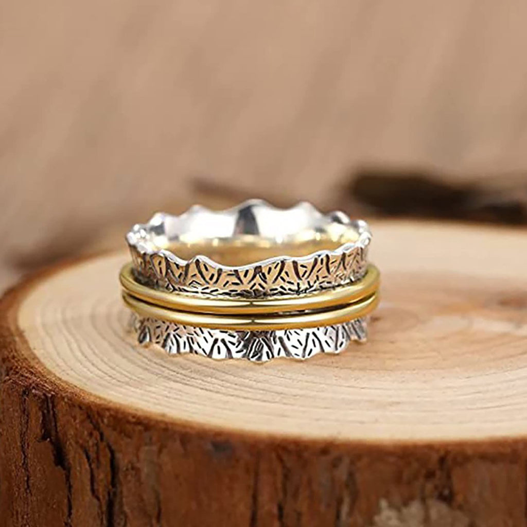 Zusammen In Liebe Modische Rotierende Dekompressionsring