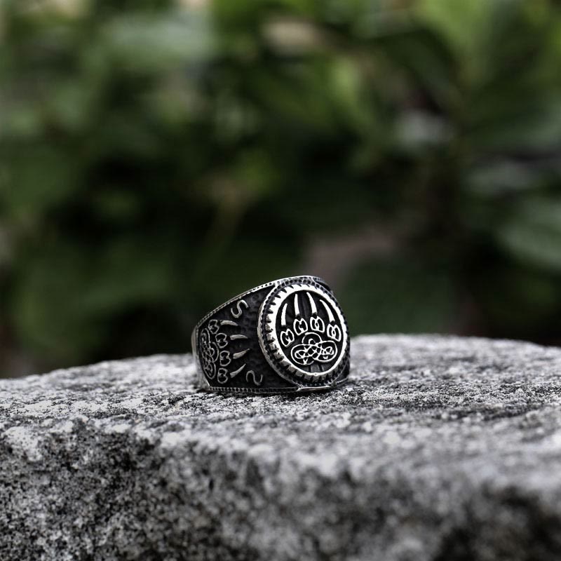 Berserkers Pfoten Signet Ring