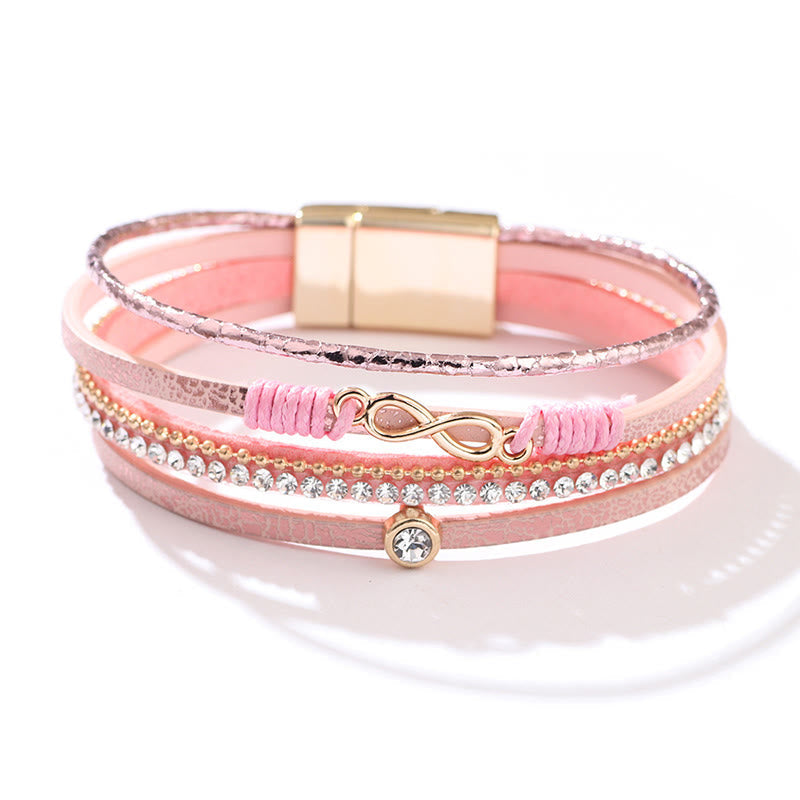 Bohemian Diamond Geflochtenes Magnetarmband