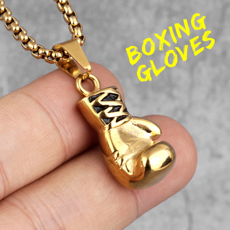 Seien Sie Mutiger Boxhandschuhe Halskette