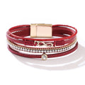 Bohemian Diamond Geflochtenes Magnetarmband