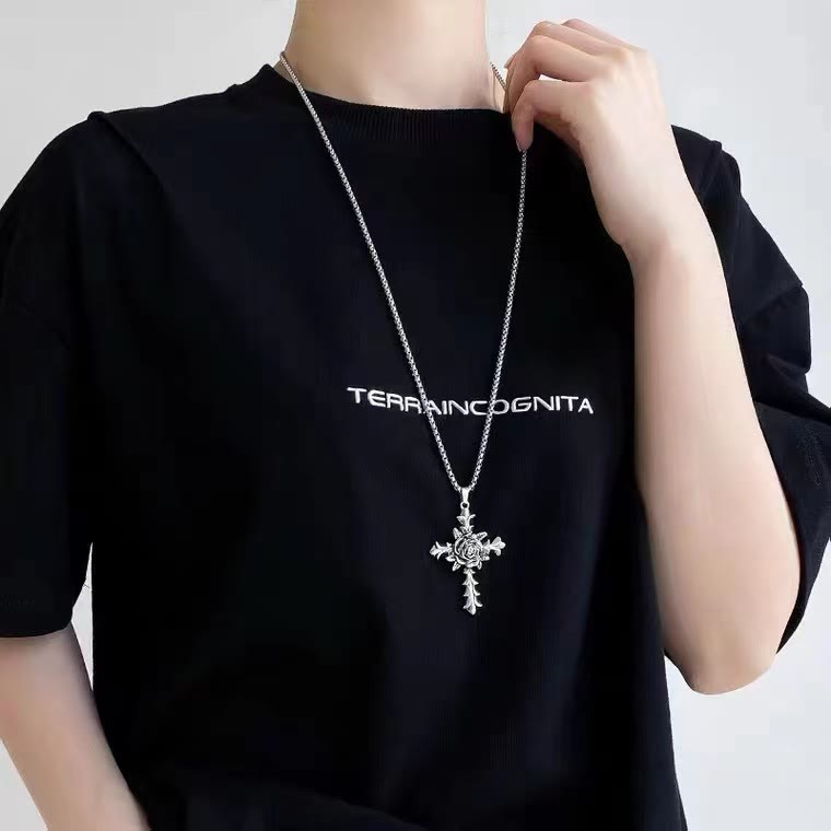 Der Glaube Rose Cross Halskette