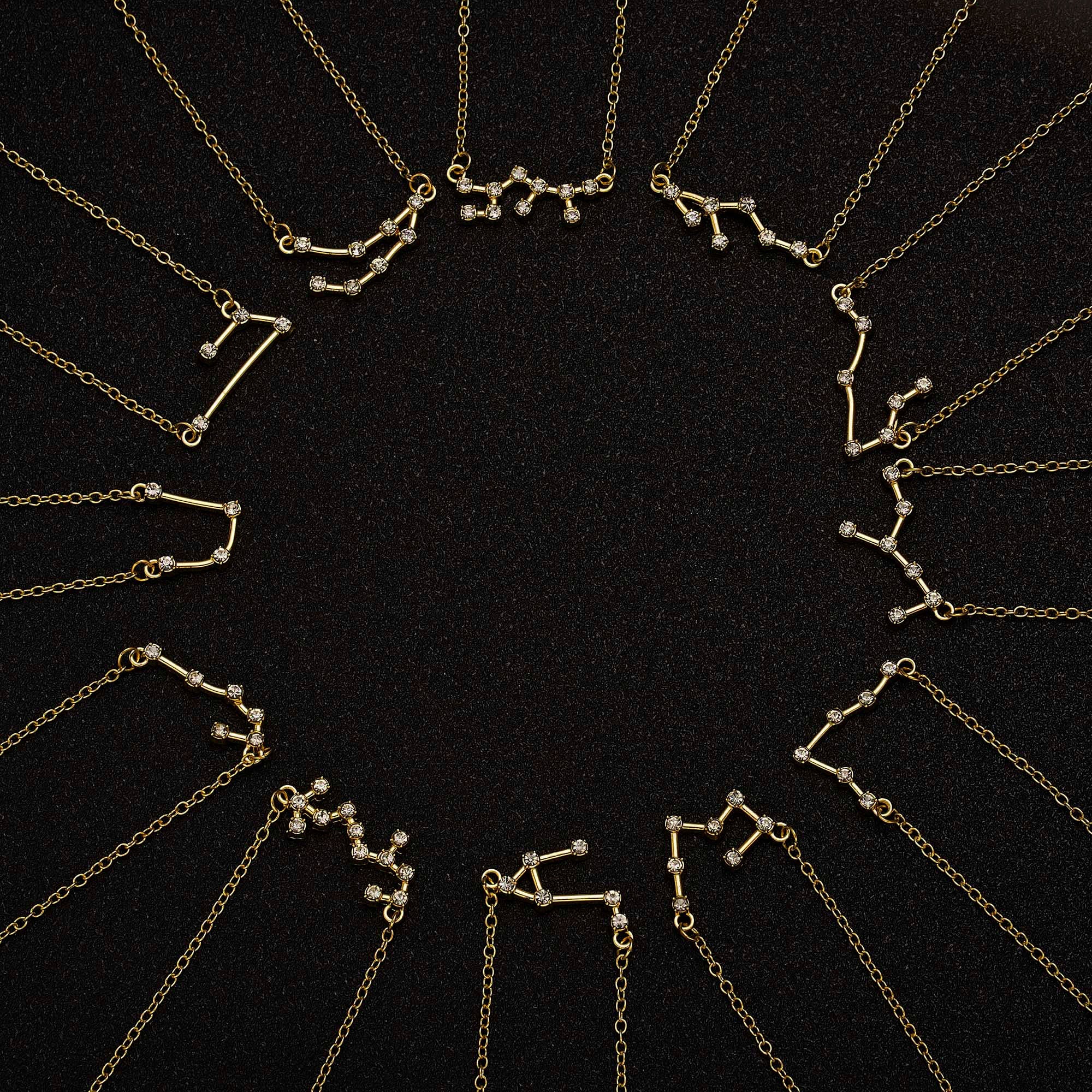 Halskette mit Sternzeichen-Anhänger