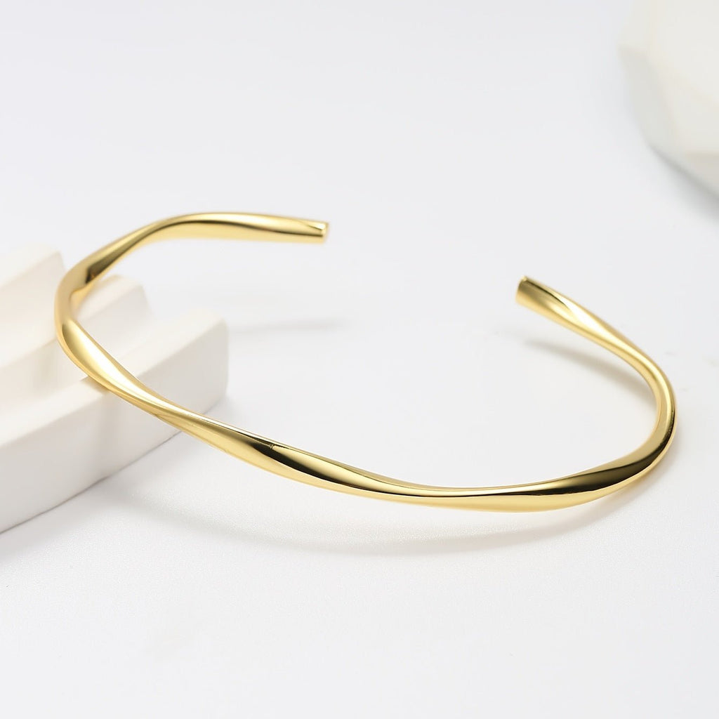 Eloise 18K Gold Plated Armreifen