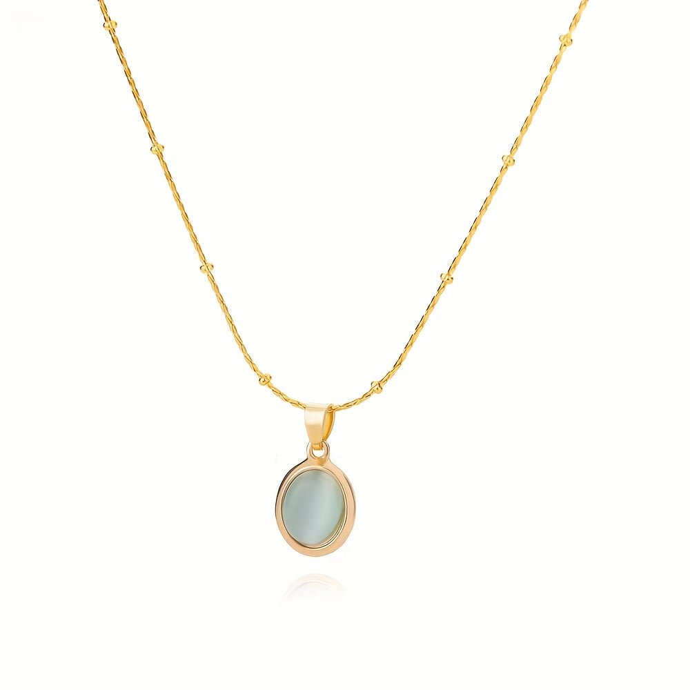 Esmeralda 18K Gold Plattiert Anhängerkette