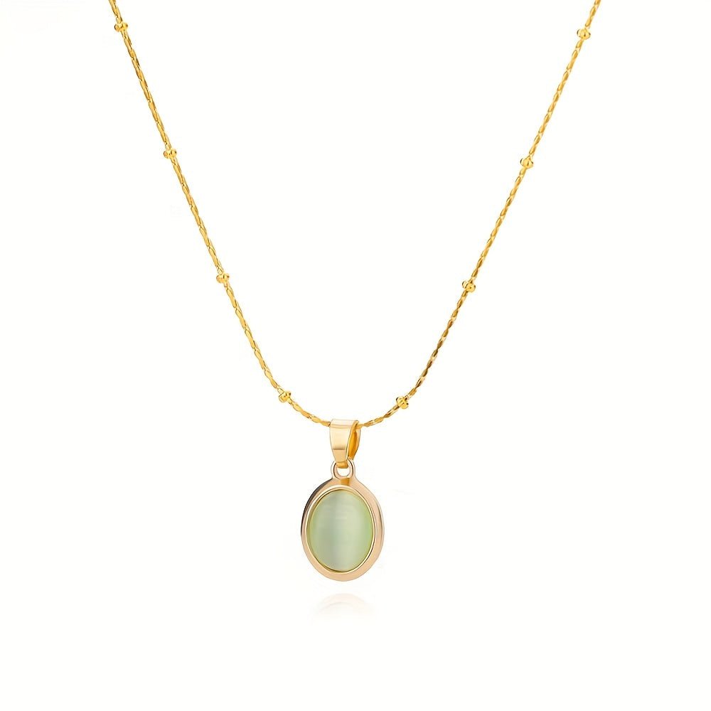 Esmeralda 18K Gold Plattiert Anhängerkette