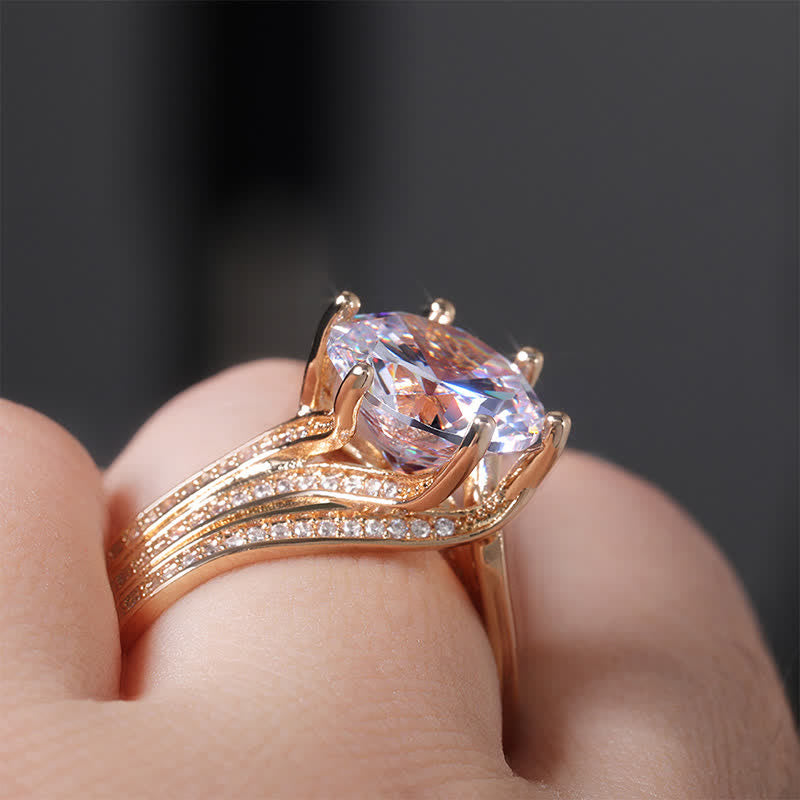 3 Karat Super Sprudel Diamond Ring