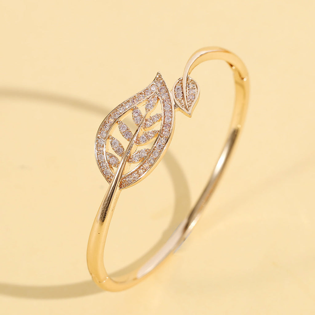 Juliette 14K Gold Plattiert Blattarmarm