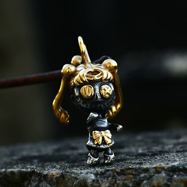 Kreatives Design Voodoo Doll Anhänger Halskette