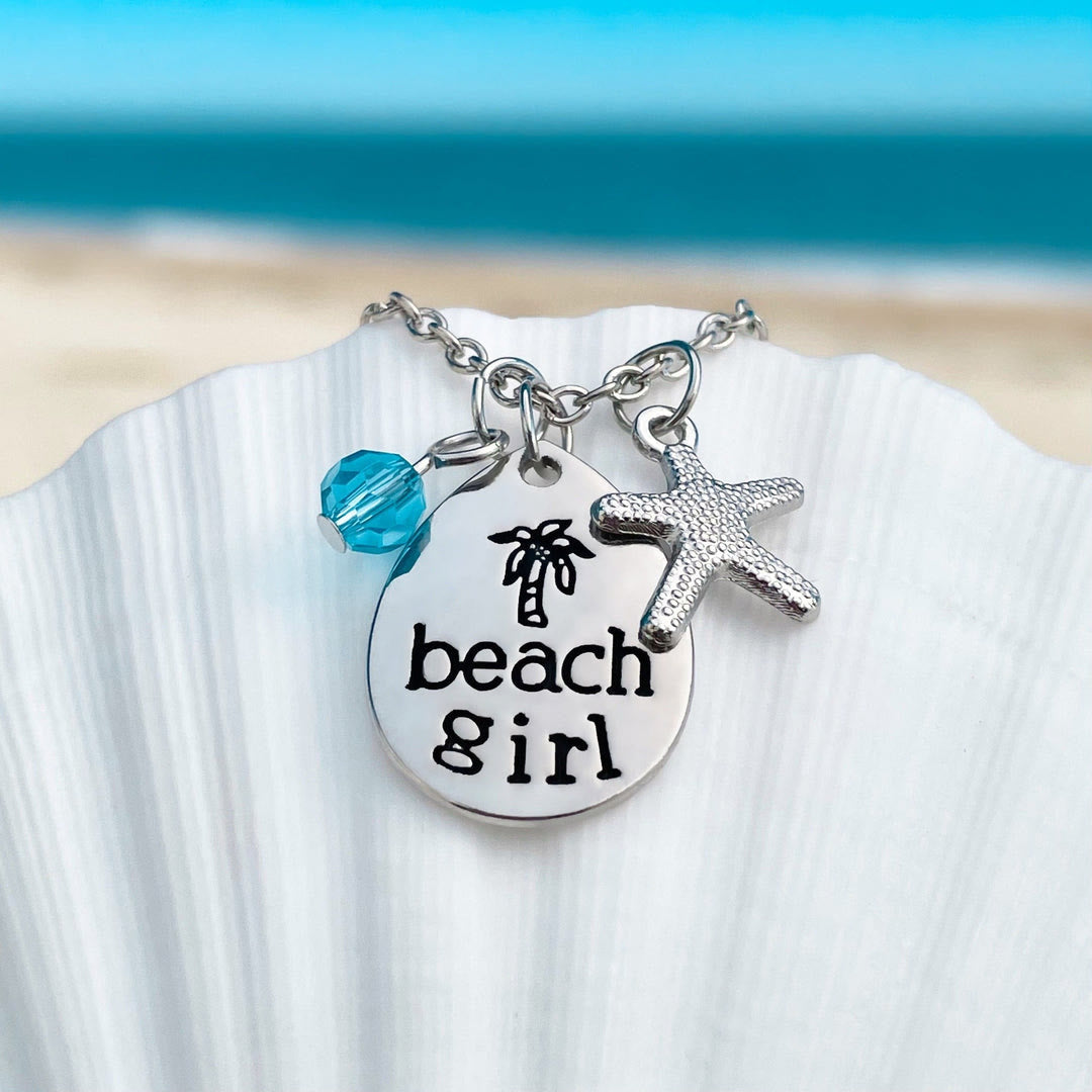 Seaside Bliss Beach Girl Halskette