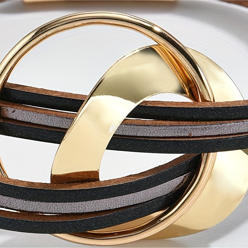 Keira Lederschnalle Armband