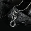 Unendliche Kraftmänner Infinity Snake Halskette