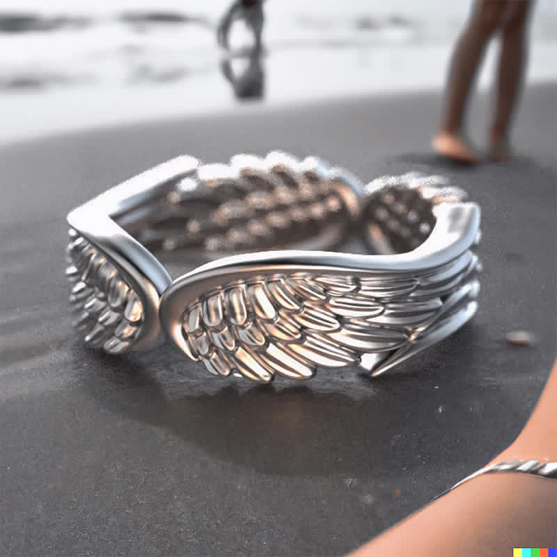Charm Angel Wing Plumage -Ring