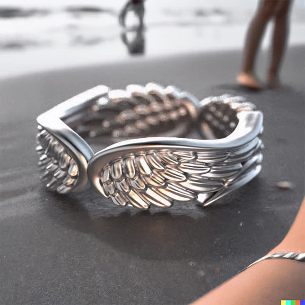 Charm Angel Wing Plumage -Ring