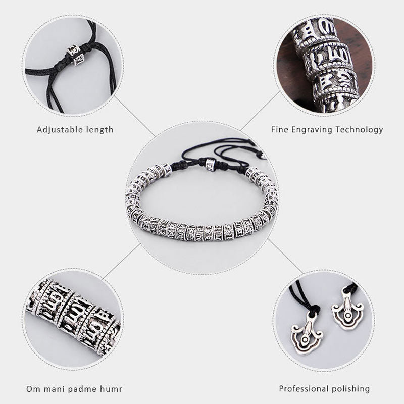 Chavri Handgefertigtes tibetisches Mantra-Reinheitsarmband