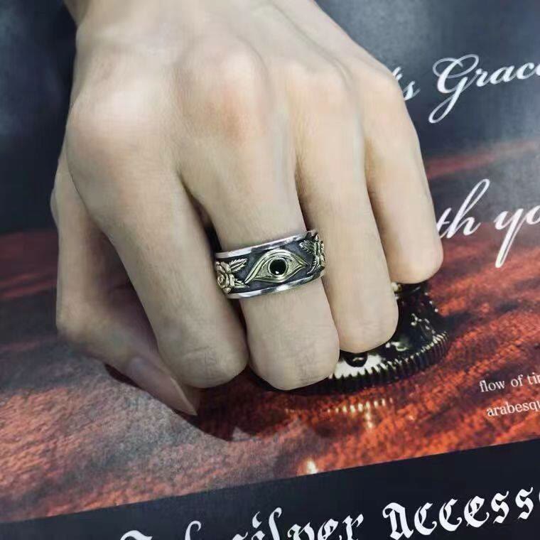 Schutz Und Stärke Männer Auge Des Horus -Rings