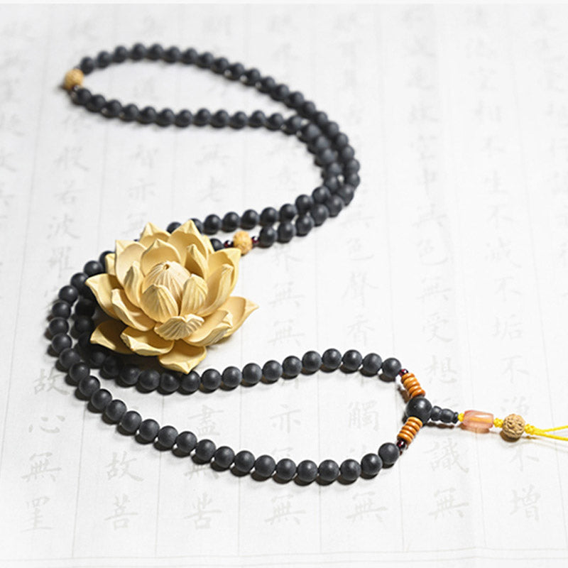Chavri tibetisches Mala-Zypressen-Bodhi-Samen-Heilarmband aus rotem Achat