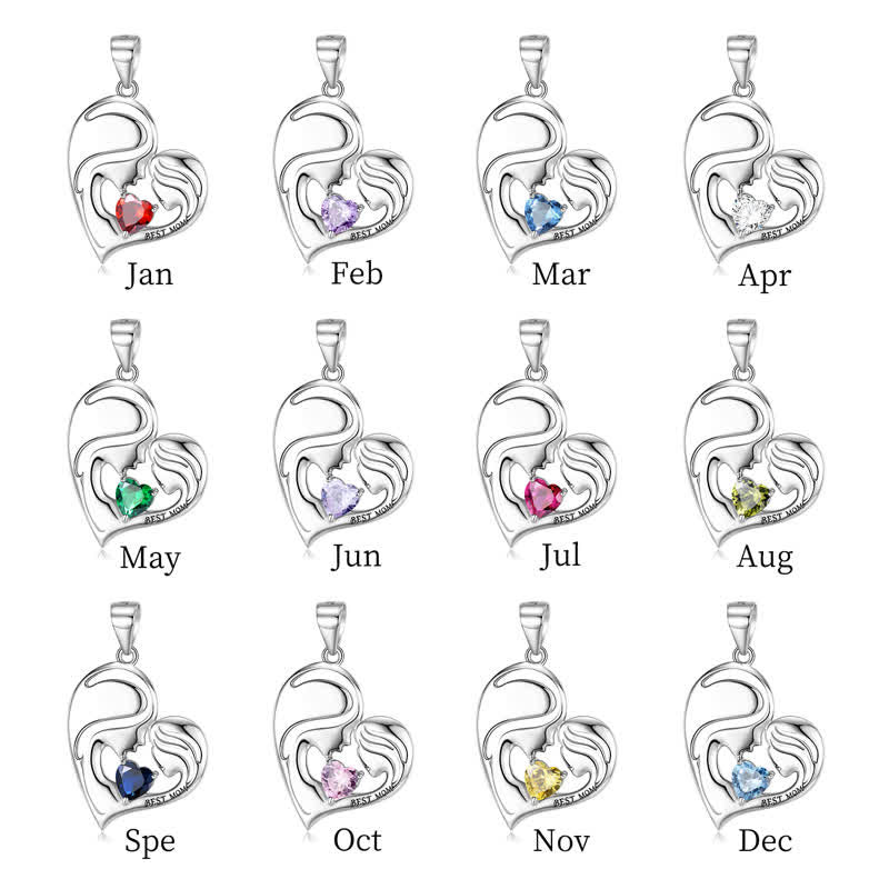 Beste Mutter Frauen Herzgeburten Halskette