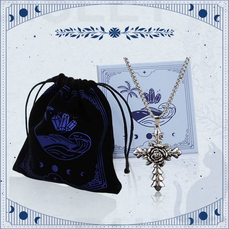 Der Glaube Rose Cross Halskette