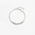 Maisie Ovales Naturperlen-Perlenarmband