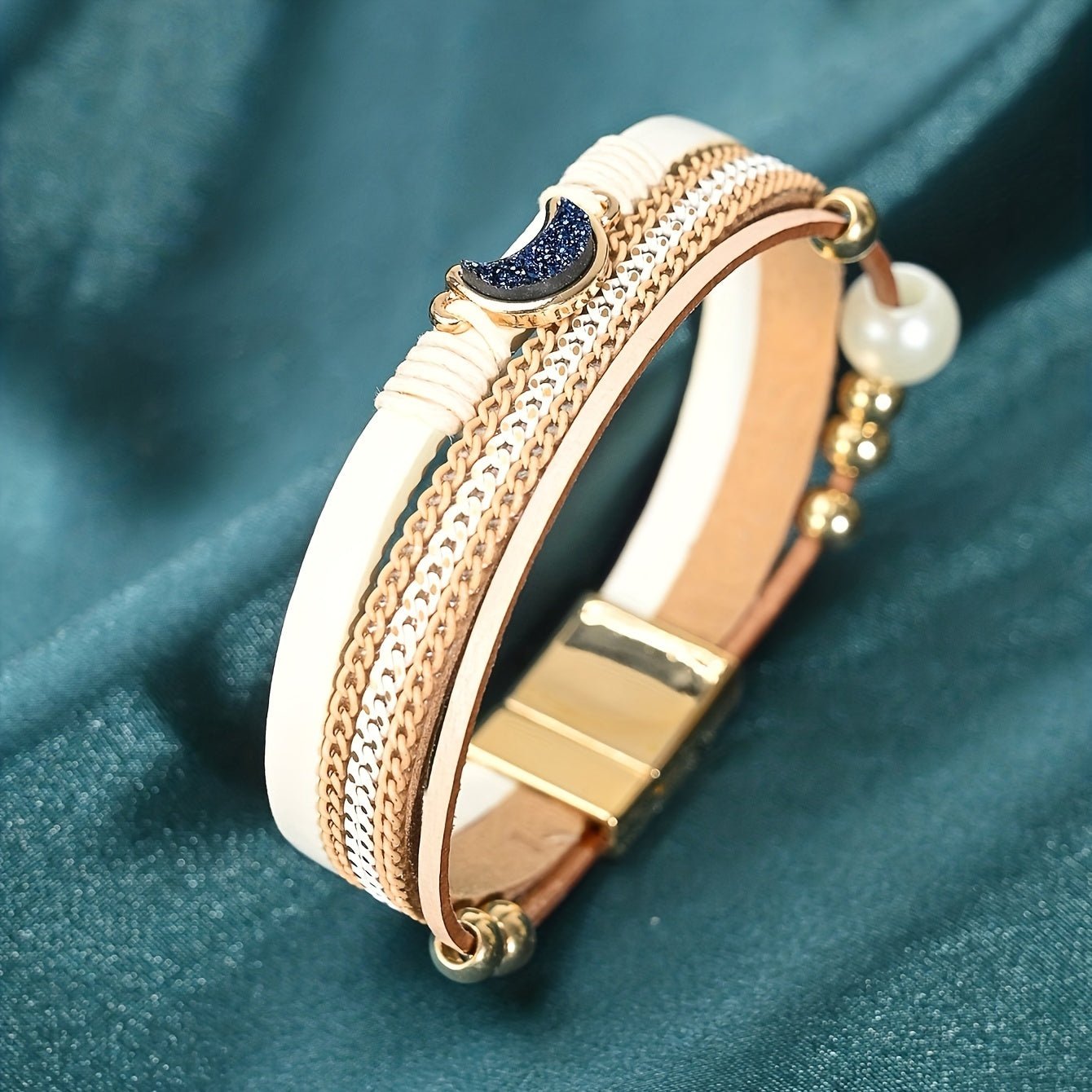 Honora Layered Leder Combo Armband