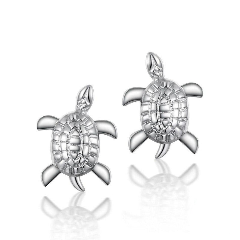 925 Sterling Silber Turtle Ohrringe Mit Frauen Schmuck